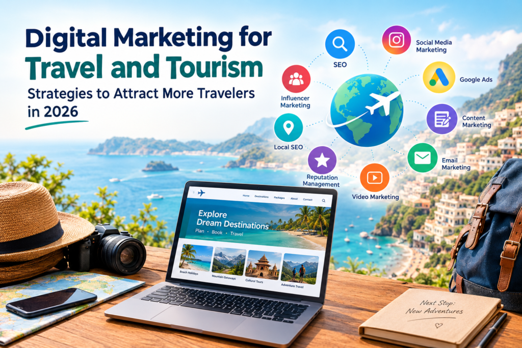 Digital Marketing for Travel and Tourism: Strategies to Attract More Travelers in 2026