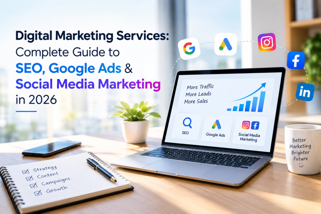 Digital Marketing Services: Complete Guide to SEO, Google Ads & Social Media Marketing in 2026